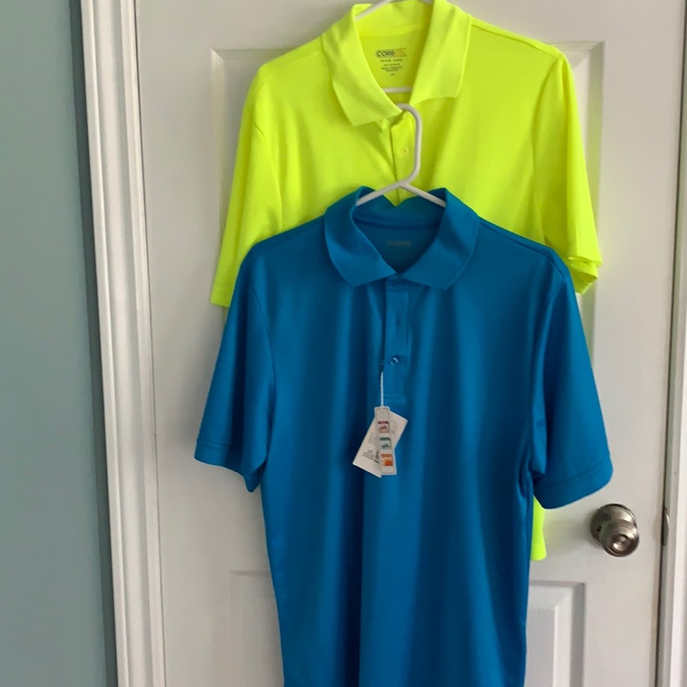 Men’s Core365 golf polos. Great deal!